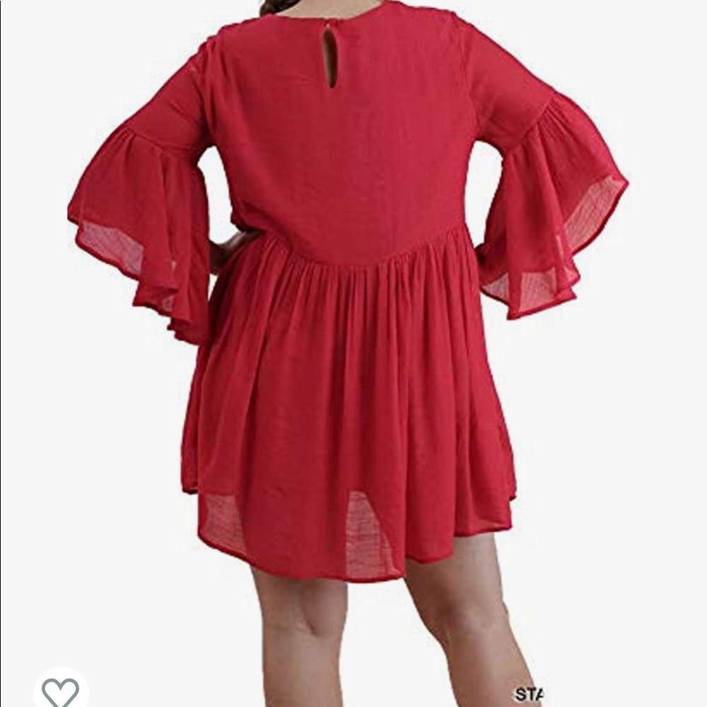 Cute mini dress embroidered new